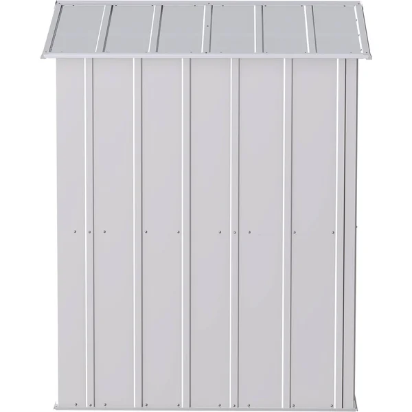 Arrow Classic Steel Storage Shed, 6x5 Flute Grey