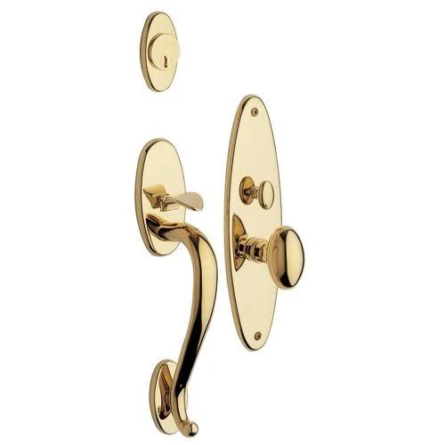 Baldwin 6560452FD Lexington Dummy Handleset Trim Set in Distressed Antique Nickel
