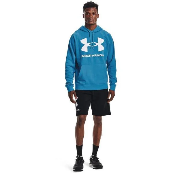 Under Armour Men's Rival Fleece Big Logo Hoodie - Radar Blue