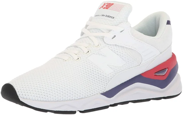 New Balance Women's X-90 Sneaker, Size: 10, White Munsell/Wild Indigo
