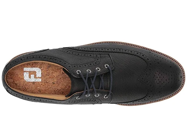 FootJoy Club Casuals Wing Tip - Black 7.5 Medium