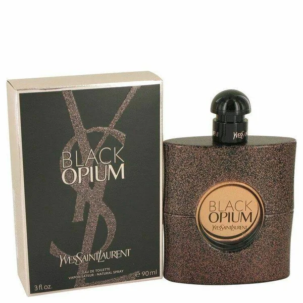 Black Opium by Yves Saint Laurent 3 oz Eau De Toilette Spray Tester for Women