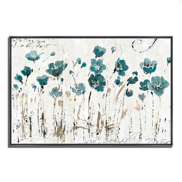 Tangletown Fine Art Abstract Balance VI Blue by Lisa Audit Framed Painting Print