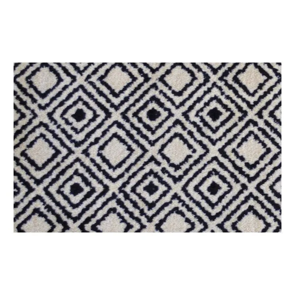 Studio 67 In-Home Washable/Non-Slip Harpe 2 ft. 3 in. x 1 ft. 5 in. Area Rug & Mat - Black