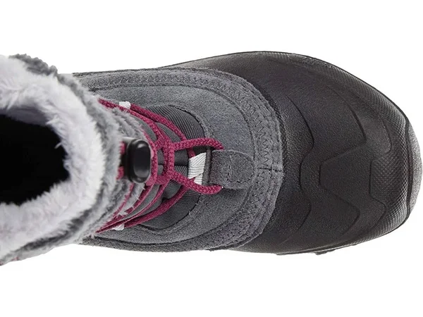 The North Face Youth Shellista Lace IV Boot - 4 - Zinc Grey/Dramatic Plum