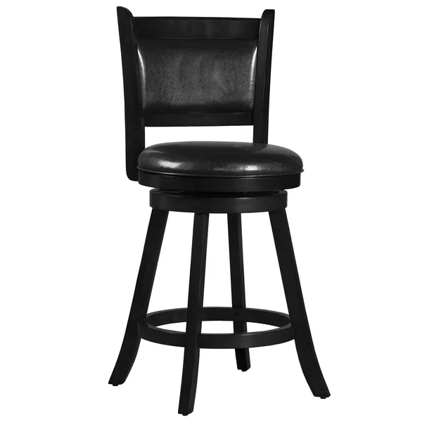 Hillsdale Dennery 24x22 Swivel Counter Stool, Black