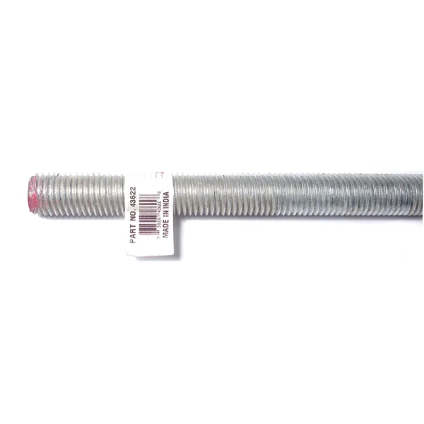 1x22-8 x 36x22 Zinc Plated Grade 2 Steel Coarse Thread Threaded Rods