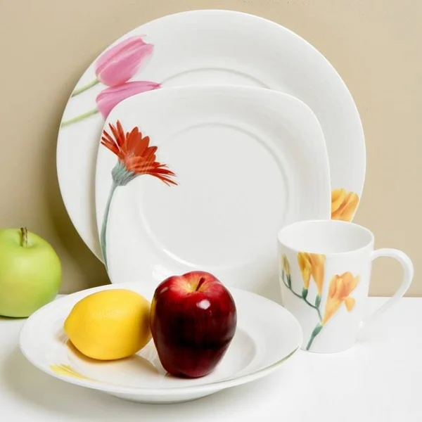 Red Vanilla Dutch Garden 16 Piece Dinnerware Set