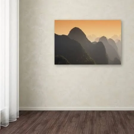 Trademark Fine Art Sunset Over by Philippe Hugonnard Photographic Print on Wrapped Canvas - Size: 12x22 H x 19x22 W x 2x22 D