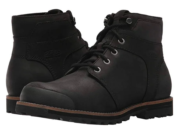 Keen Men's The Rocker Waterproof Boot - 10 - Black - Black