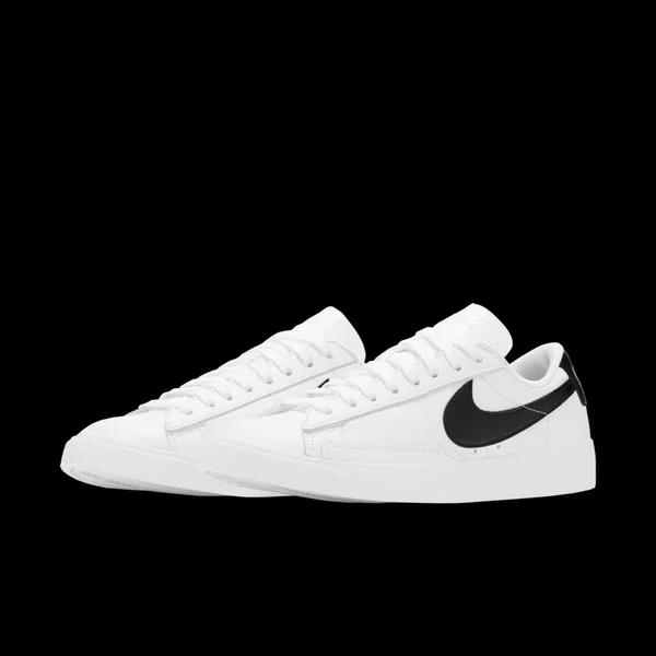 Nike Wmns Blazer Low (White, Black)