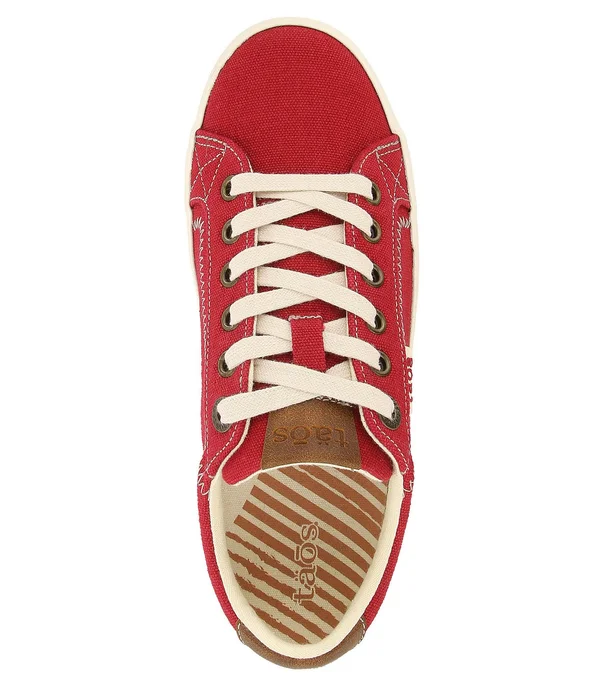 Taos Footwear Star Burst White/Tan, Women's, Size: 7.5