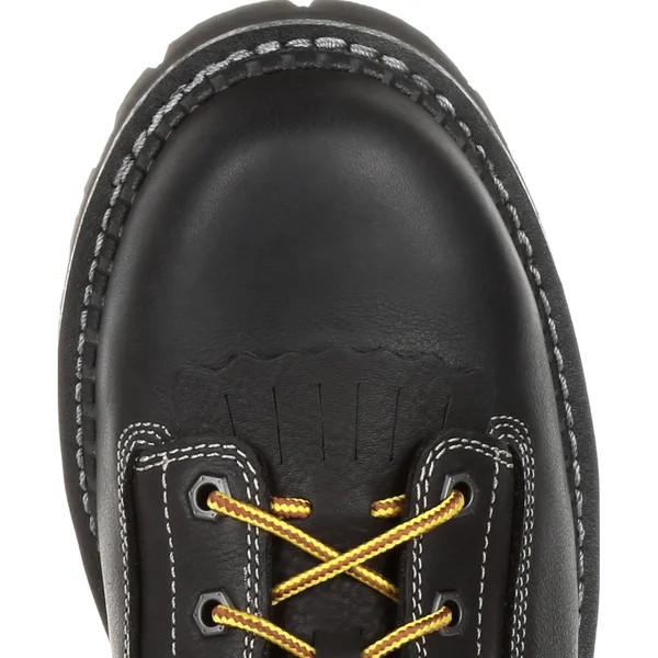 Georgia Boot Men's Amp LT Logger Low Heel Waterproof Work Boot - GB00271, Black