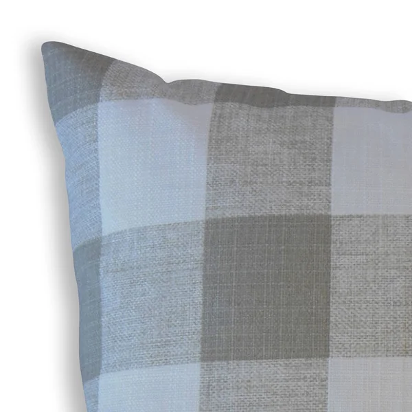 The Pillow Collection Jaspen Plaid Decorative Throw Pillow - 18 x 18 - Light Green