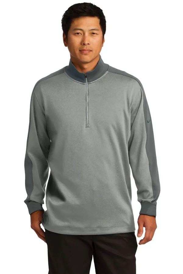 Nike Dri-Fit 1/2-Zip Cover-Up. 578673 (Athletic Grey Heather/Dark Grey) S