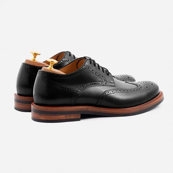 Beckett Simonon Kent Wingtips - Black, Size 11, Men's Casual Shoe