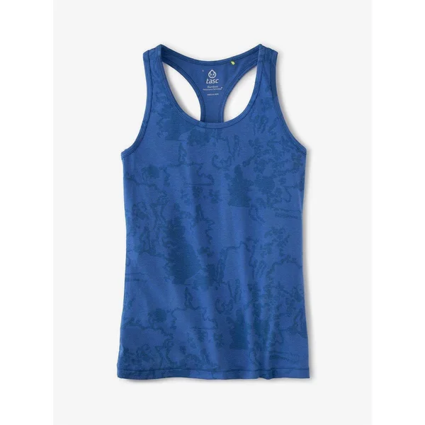 Women's Tasc Racer Back Tank Highlands Blue Marble L