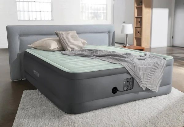 Intex Queen PremAire I Elevated Airbed Mattress with Internal Pump