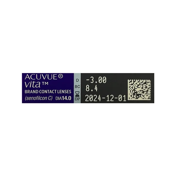 Acuvue Vita Brand Contact Lenses, 6 Pack