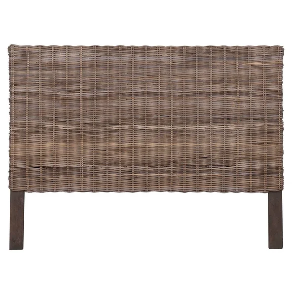 King Reed Woven Headboard Gray - East at Main