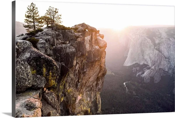 Sunset at Yosemite National Park, California, Canvas Wall Art, 48x32, Great Big Canvas