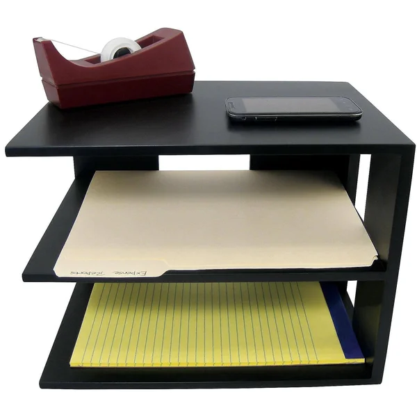 Victor 1120-5 Corner Shelf, Black
