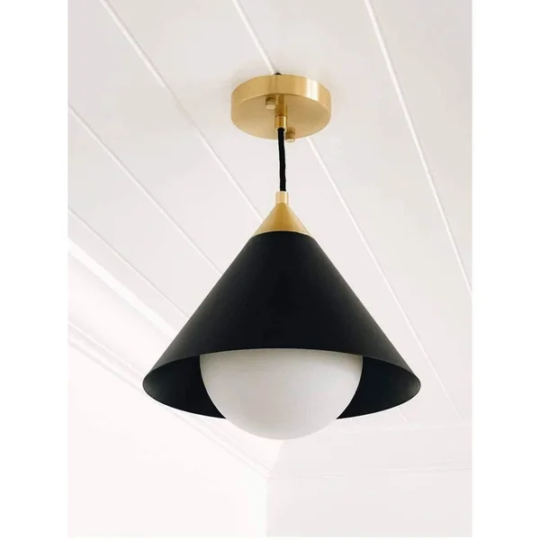 Regina Andrew Hilton Pendant - Blackened Brass