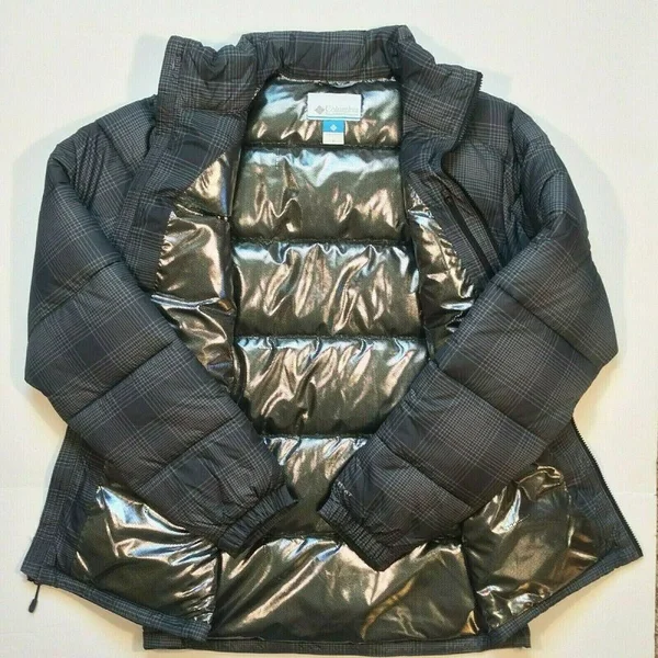 Columbia Men's Pike Lake Jacket - Black Check Print, Small