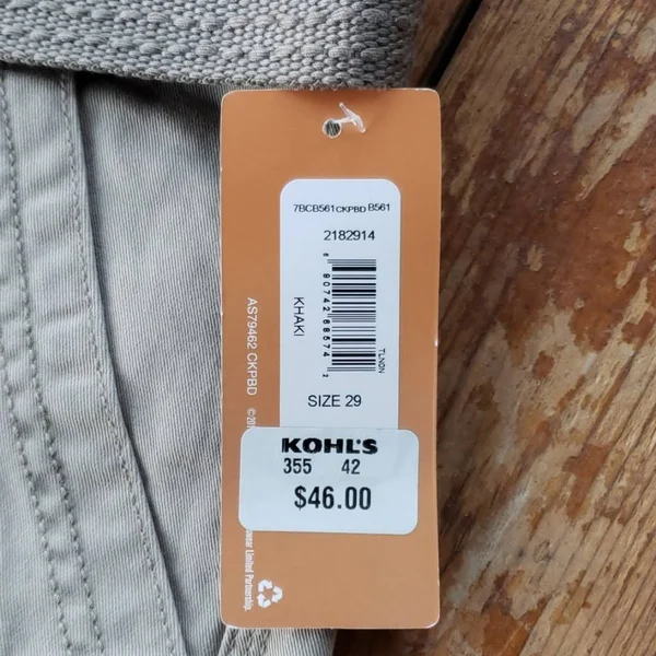 Lee Wyoming Belted Cargo Shorts Beige