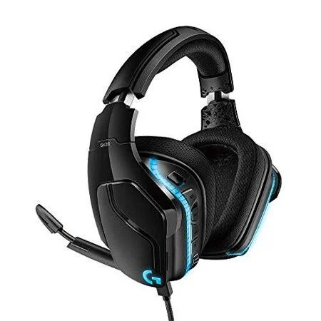 Logitech G635 DTS, x 7.1 Surround Sound Lightsync RGB PC Gaming Headset, Black