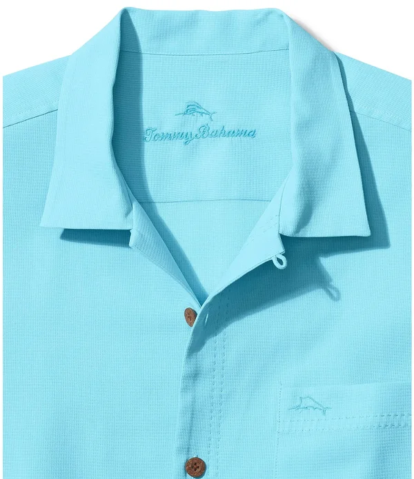 Tommy Bahama Royal Bermuda Camp Shirt Men's Clothing Navy : XL