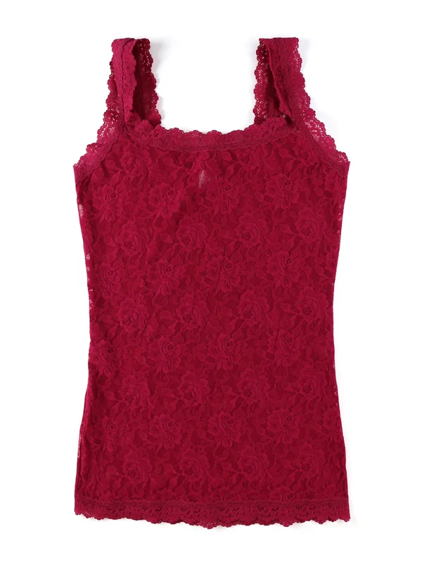 Hanky Panky Signature Lace Unlined Camisole - Cranberry (1390L) L