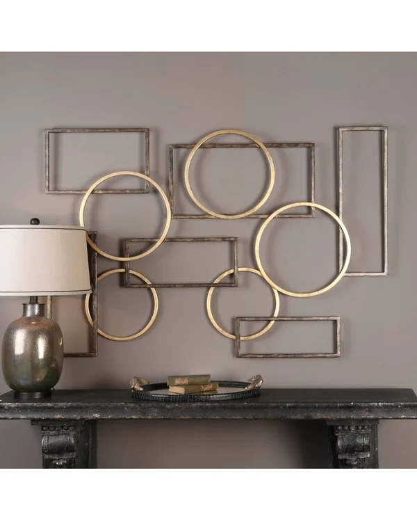Uttermost 04062 Elias Bronze & Gold Wall Art