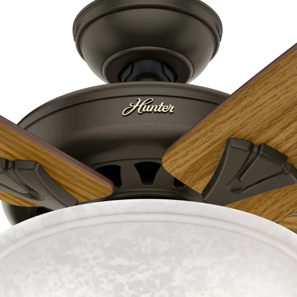 Hunter 51122 Stockbridge 70x22 Ceiling Fan with LED Lights - Brushed Nickel