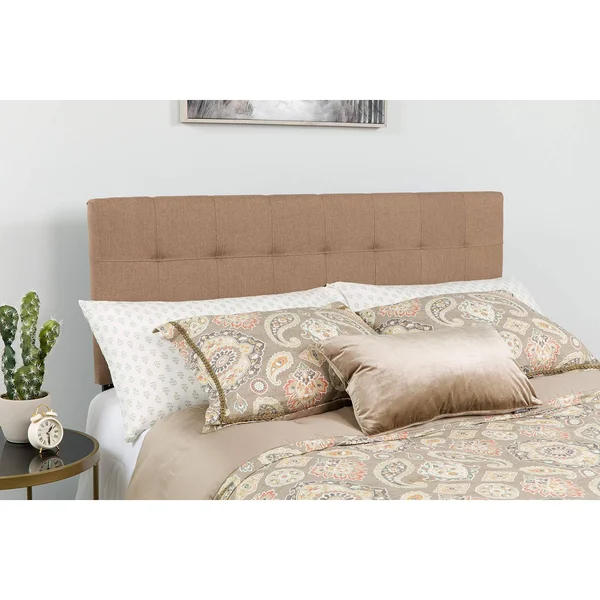 Flash Furniture Bedford Fabric Panel Headboard, Camel, Twin