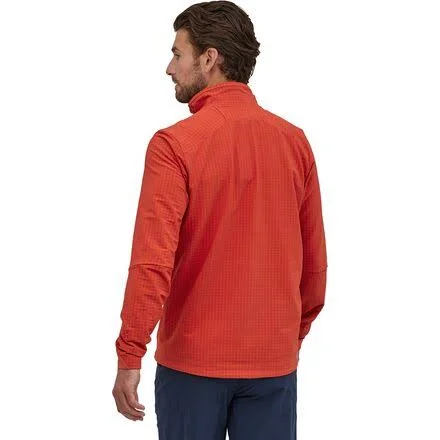 Patagonia R1 TechFace Fleece Jacket - Men's Hot Ember, M