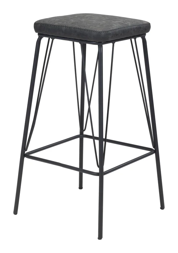 Zuo Samuel Barstool Vintage Black