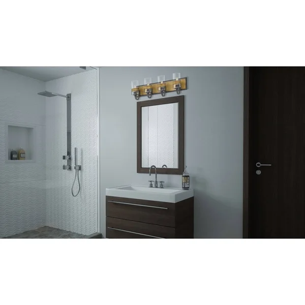 Quoizel FIN8634AWN Finch Bath Light - Aged Walnut
