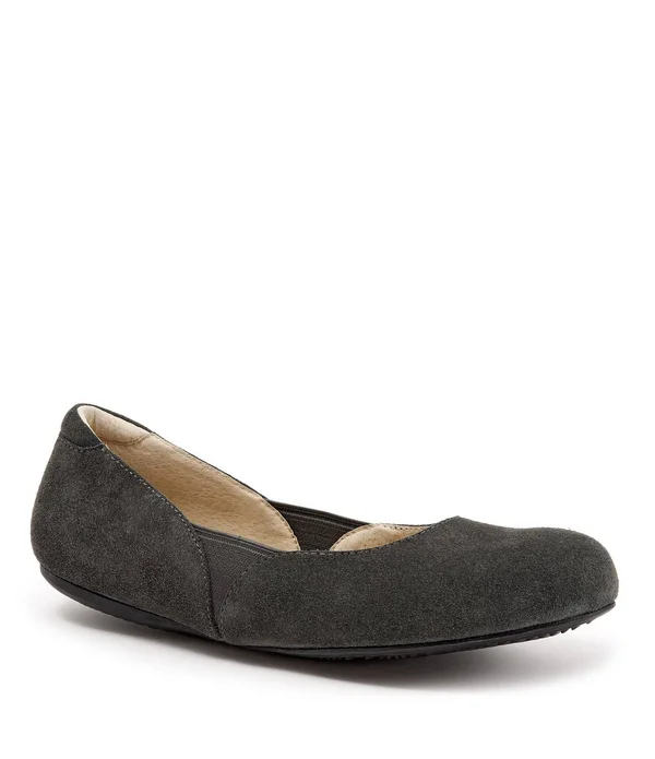 SoftWalk Women's Norwich Ballet Flat - Graphite, 6