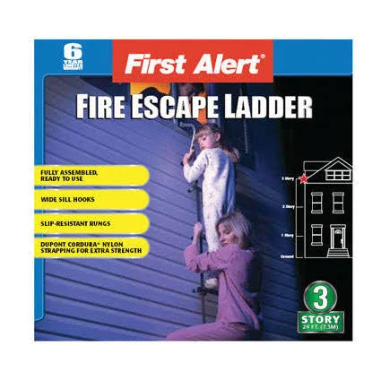 First Alert 24 ft Fire Escape Ladder El53w-2