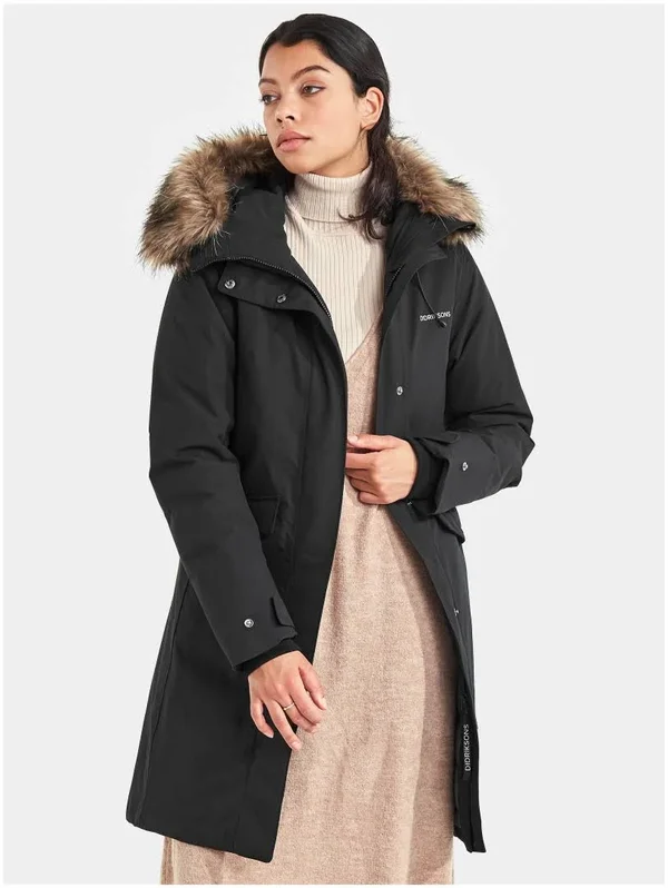 Didriksons Erika Womens Parka Black 36
