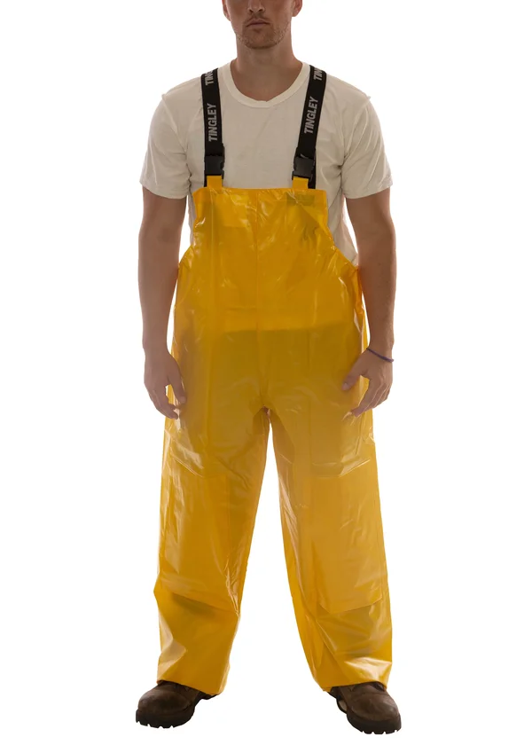 Tingley O22047 Rain Bib Overall - 2XL, Yellow, Unisex