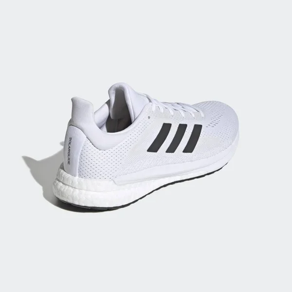Adidas SolarGlide 3 Shoes - Men's - Cloud White - Signal Green - 11