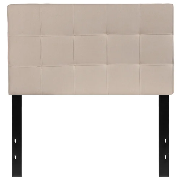 Flash Furniture Bedford Fabric Panel Headboard, Camel, Twin
