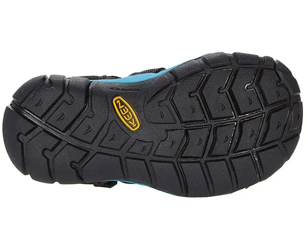 Keen Kids& Seacamp II CNX Sandal - 12 - Black, Keen Yellow