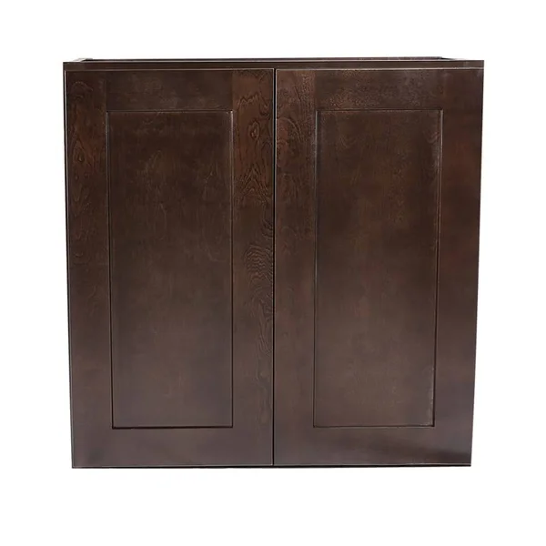 Design House 613869 27 in. Fully Assembled Kitchen Wall Cabinet Shaker Espresso