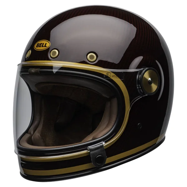 Bell - Helmet Bullitt Carbon Transcend Candy Red, Gold - Size S