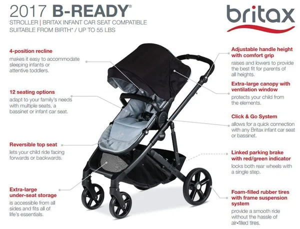Britax B-Ready Stroller - Peridot
