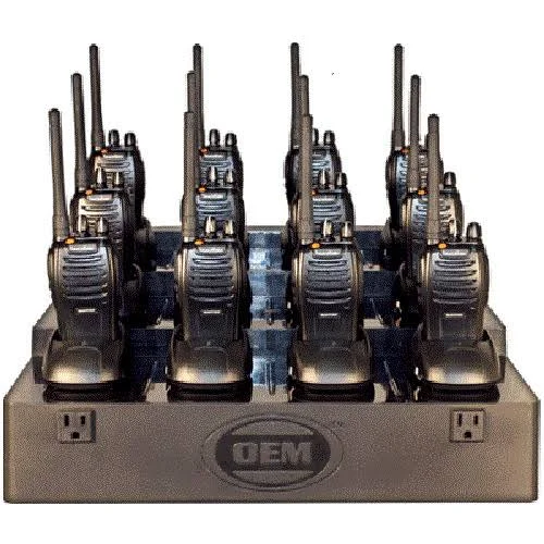 Klein Electronics FuelPad12 Professional Series 12-Unit Battery Charger, Radio & Battery Charger Desktop Organizer Station