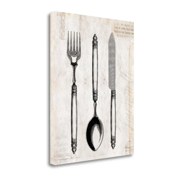 Tangletown Fine Art Silverware II by Sabine Berg